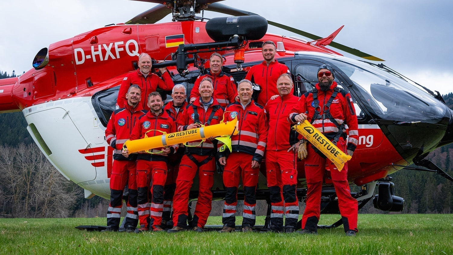 DRF Luftrettung relies on RESTUBE AUTOMATIC 75 – Life-saving immediate aid from the air