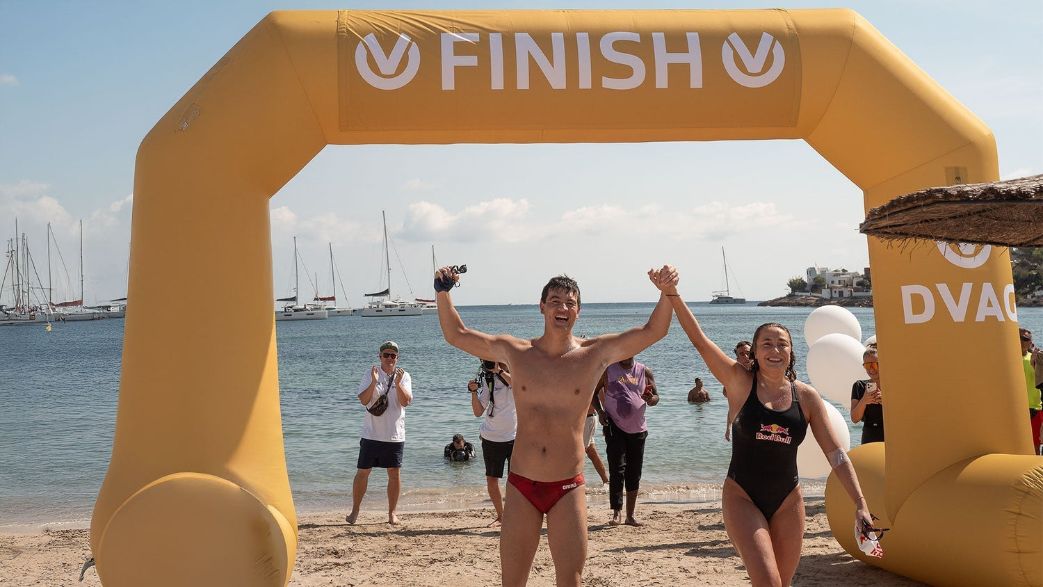 Nathalie Pohl and Andy Donaldson Swim Around Ibiza