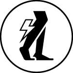 “Cramp Support” icon – lightning bolt at the leg highlights muscle cramp risk; RESTUBE keeps you afloat in case of sudden cramps.