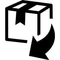 Return/exchange icon – stands for hassle-free product returns on the RESTUBE website.
