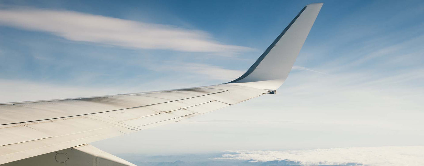 Flug über die Berge mit Restube